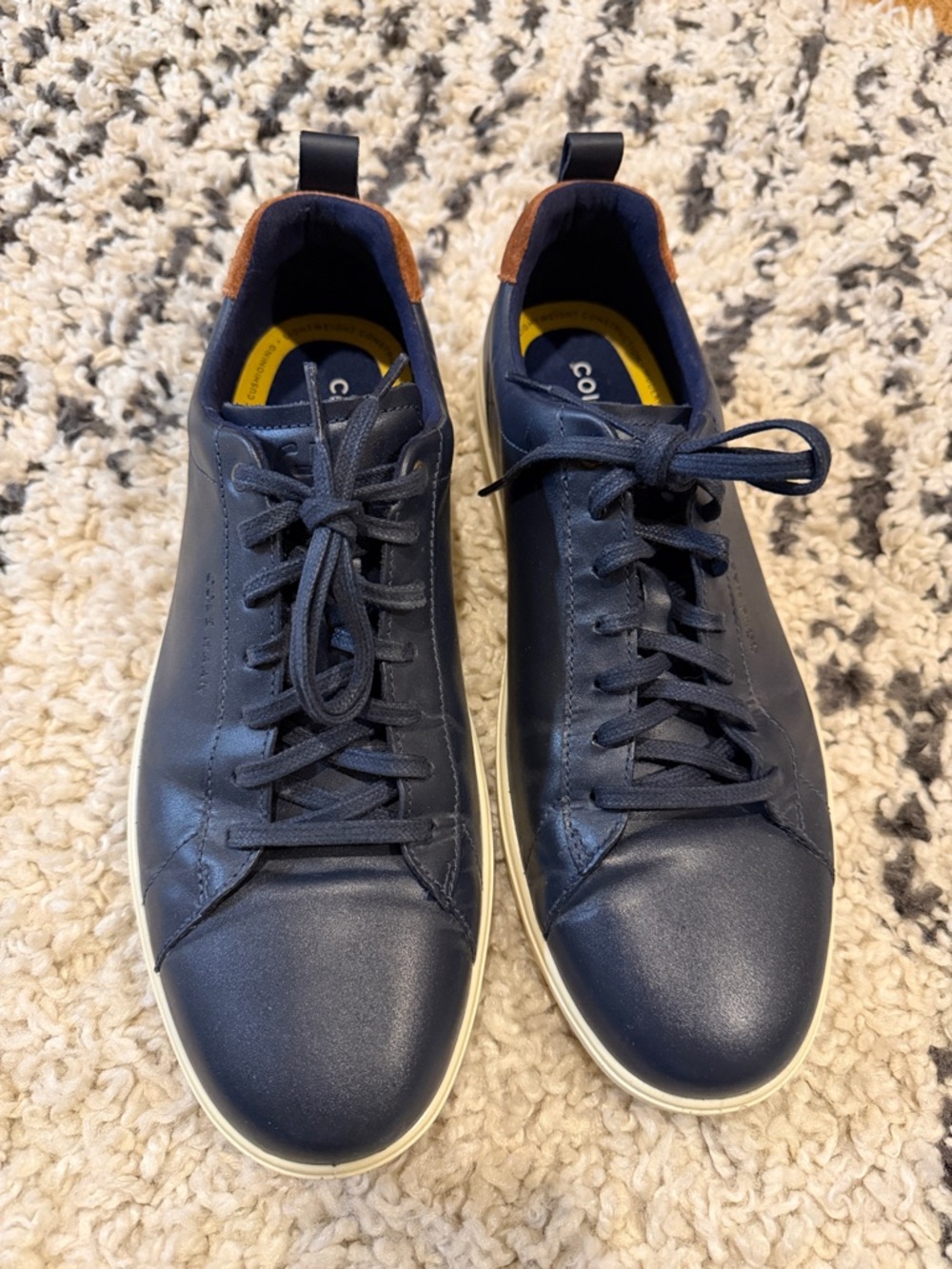 Cole Haan Grand+ Navy Low-Top Sneakers